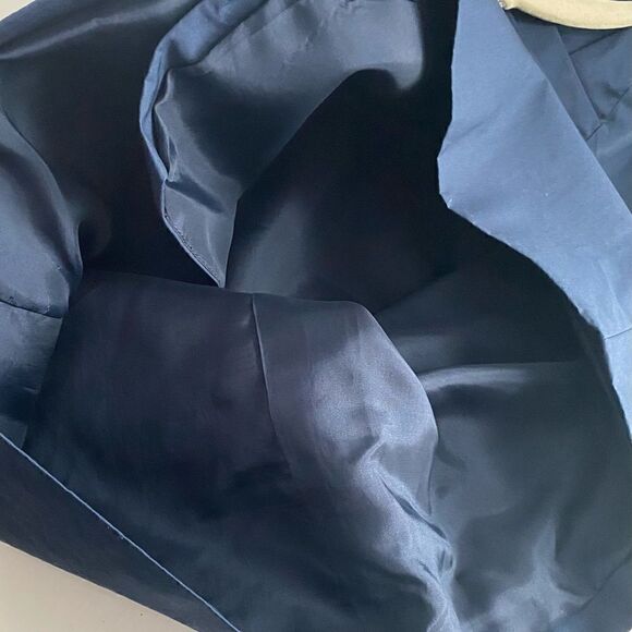 J. Crew Navy V -Neck Wrap Mini Dress Size 2 business casual excellent condition - Picture 9 of 11